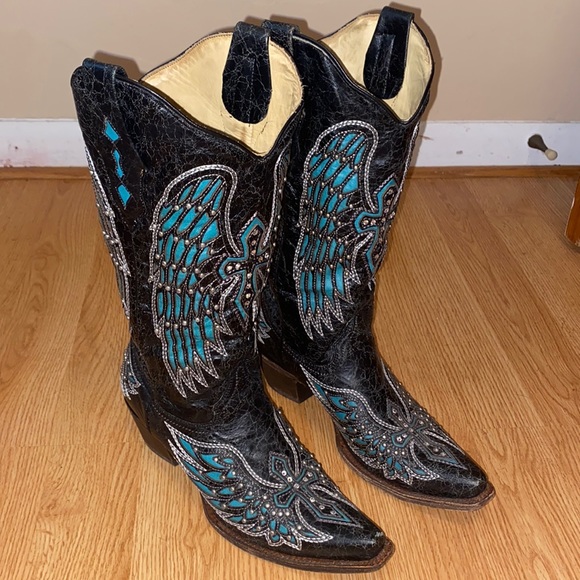 Corral Shoes - Corral Vintage rhinestone Cowboy boots